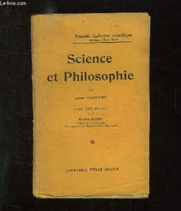 SCIENCES ET PHILOSOPHIE.