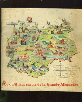 CE QU IL FAUT SAVOIR DE LA GRANDE ALLEMAGNE.. HERBERT MANN MICHEL.