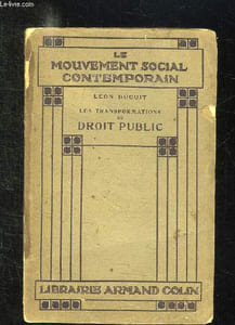 LES TRANSFORMATIONS DU DROIT PUBLIC. 2em TIRAGE.