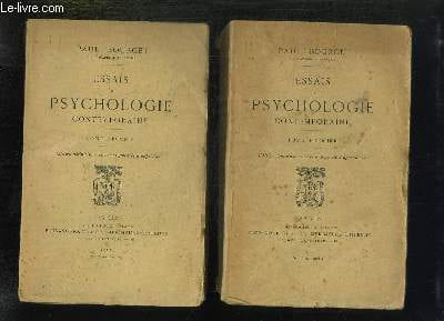 2 TOMES. ESSAIS DE PSYCHOLOGIE CONTEMPORAINE. EDITION DEFINITIVE AUGMENTEE D APPENDICES.