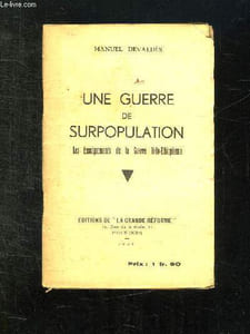 UNE GRANDE SURPOPULATION. LES ENSEIGNEMENTS DE LA GUERRE ITALO ETHIOPIENNE.