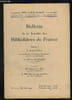BULLETIN DE LA SOCIETE BIBLIOLATRES DE FRANCE N&deg; 21 MAI JUIN 1944. SOMMAIRE: LE DIT DU PRESIDENT, LA CLASSIFICATION DE LA LETTRE D IMPRIMERIE, LES ...