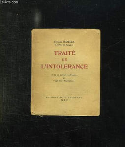 TRAITE DE L INTOLERANCE.