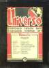 UNIVERSO N&deg; 9. TEXTE EN ESPAGNOL ET EN FRANCAIS. SOMMAIRE: LA REVOLUTION DES VALEURS, CRONICA POLITICA Y DIPLOMATICA, LE FEEDRALISME ET LA LIBERTE.... ...
