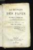 LA BOUTIQUE DES PAPES OU TAXES CASUELLES DE LA CHANCELLERIE ROMAINE. D APRES L EDITION DE 1520 ET LA TRADUCTION DE DUPINET 1564.. COLLECTIF.