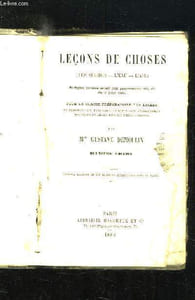 LECONS DE CHOSES. LES SOLIDES, L EAU, L AIR.