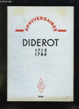 ANNIVERSAIRES DIDEROT 1713 - 1784.. BILLY ANDRE.