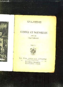CONTES ET NOUVELLES . TOME II.. HOFFMANN ETA.