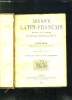 LEXIQUE LATIN FRANCAIS REDIGE D APRES LE DECRET DU 19 JUIN 1880 POUR LE BACCALAUREAT. 4em EDITION.. BAIZE LOUIS.