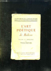 L ART POETIQUE DE BOILEAU.