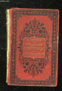 NOUVEAU DICTIONNAIRE ALLEMAND FRANCAIS DU LANGAGE LITTERAIRE, SCIENTIFIQUE ET USUEL. NOUVELLE EDITION.