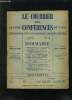 LE COURRIER DES GRANDES CONFERENCES DE PARIS N° 4 DU 8 JUIN 1935. SOMMAIRE: LA SELECTION DE L ELITE ET SA TECHNIQUE, LES PARTICULES ELEMENTAIRES ET LA ...