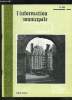 L INFORMATION MUNICIPALE N° 266 SEPTEMBRE 1970. CENTRE DE VACANCES ET DE LOISIRS DE LA VILLE DE GENNEVILLIERS, FINANCES ET STRUCTURES LOCALES, ...