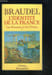 L IDENTITE DE LA FRANCE- 1. LES HOMMES ET LES CHOSES- COLLECTION CHAMPS N&deg;221. BRAUDEL