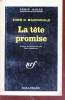 La tête promise collection série noire n°879. John D. Macdonald.