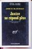 Janice ne répond plus collection série noire n°1337. John D. Macdonald.