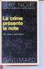 Le crime présente la note collection séire noire n°1526. John D. Macdonald.