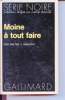 Moine à tout faire collection série noire n°1530. Walter J. Sheldon