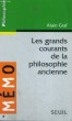 LES GRANDS COURANTS DE LA PHILOSOPHIE ANCIENNE - Collection Mémo Philosophie n°7. GRAF Alain