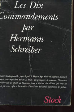 LES DIX COMMANDEMENTS. SCHREIBER HERMANN