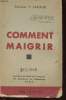 COMMENT MAIGRIR. LATOUR Y. DOCTEU