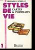 STYLE DE VIE - TOME 1 - CARTES ET PORTRAITS. CATHELAT Bernard