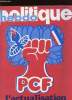POLITIQUE HEBDO N°270 - PCF L'ACTUALISATION. COLLECTIF