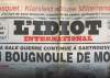 L'IDIOT INTERNATIONAL N&deg; 55 - LE SALE GUERRE CONTINUE A SARTROUVILLE, UN BOUGNOULE DE MONS. COLLECTIF