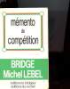 MEMENTO DE COMPETITION - BRIDGE. MICHEL LEBEL