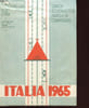 ITALIA 1965 - CARTA SCHEMATICA PARCHI DI CAMPEGGIO. COLLECTIF