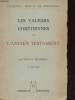 LES VALEURS CHERITENNES DE L'ANCIEN TESTAMENT. DOM. H. DUESBERG