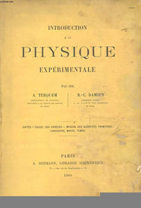 INTRODUCTION A LA PHYSIQUE EXPERIMENTALE