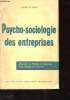 PSYCHO-SOCIOLOGIE DES ENTREPRISES6. LE GALL ANDRE