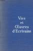 VIES ET OEUVRES D'ECRIVAINS. TOME 4. JEAN GIRAUDOUX. JEAN PAUL SARTRE. JEAN ANNOUILH. ANDRE MALRAUX. GABRIEL MARCEL. CHARLES DU BOS.. CHAIGNE LOUIS
