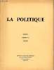 LA POLITIQUE - cours n°13. COLLECTIF
