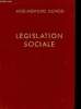 LEGISLATION SOCIALE - 3ème édition. R. COUTEAU