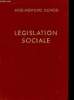 LEGISLATION SOCIALE - 3ème édition. R. COUTEAU