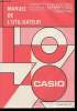 MANUEL DE L'UTILISATEUR CASIO FX8930 GT GRAPH30. COLLECTIF