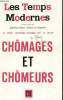 CHOMAGE ET CHOMEURS n°496/497. JEAN PAUL SARTRE, SIMONE DE BEAUVOIR
