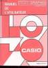 MANUEL DE L'UTILISATEUR CASIO CFX 9940 GT GRAPH60. COLLECTIF