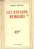 LES ENFANTS HUMILIES journal 1939-1940. GEORGES BERNANOS