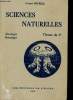 SCIENCES NATURELLES n°345 zoologie - botanique - classe de 5e. GEORGES BOURREIL