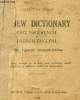 NEW DICTIONARY ENGLISH-FRENCH FRECH-ENGLISH. ANONYME