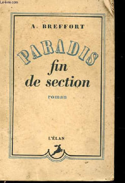 PARADIS FIN DE SECTION ROMAN. BREFFORT A.