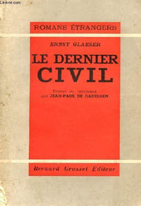 LE DERNIER CIVIL. ROMANS ETRANGERS