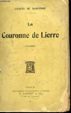 LA COURONNE DE LIERRE POEMES. DE DAMPIERRE JACQUES
