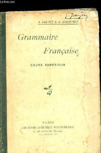 GRAMMAIRE FRANCAISE. COURS SUPERIEUR.