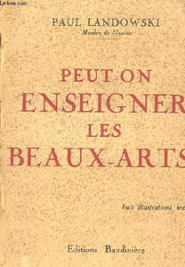 PEUT-ON ENSEIGNER LES BEAUX-ARTS?