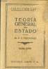 TEORIA GENERAL DEL ESTADO. TERCERA EDICION. FISCHBACH OSKAR GEORG