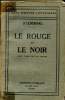 LE ROUGE ET LE NOIR. 2 TOMES EN 1 VOLUMES. STENDHAL
